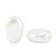 Imitation freshwater pearls 6x8mm White